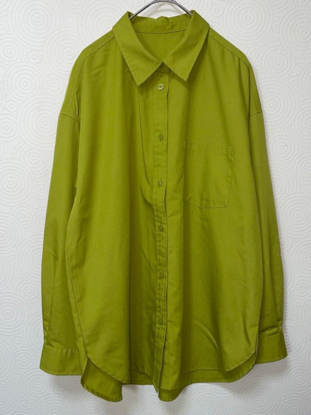 Notewo Green Shirt Long Sleeve Relaxed Fit M